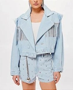 Jaqueta NV Jeans Brilhos