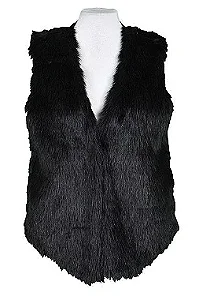 Colete BCBGeneration Preto Fur