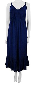Vestido Cris Barros Azul Marinho