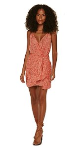 Vestido Curto VIX Vermelho Estampa