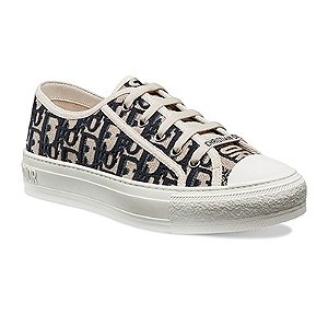 Tênis Dior Modelo Offwhite e Azul Marinho Modelo Walk'n' Sneaker