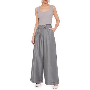 Calça NV Cinza Modelo Helo
