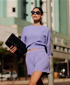 Blusa NV Modelo Camila Lavanda