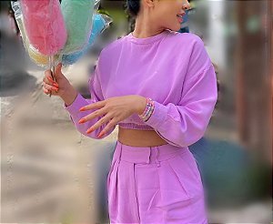 Blusa NV Lilás - Rosa Modelo Camila