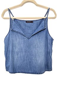 Blusa Mixed Azul Jeans