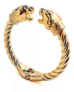 Pulseira Felino Dourada