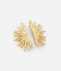 Brinco Dourado Raios