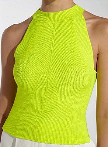 Blusa Bobô Amarela - Lima de Tricot