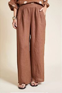 Calça Le Chic Marrom Modelo Renata