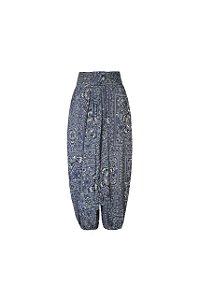 Calça NV Azul Estampa Bandana