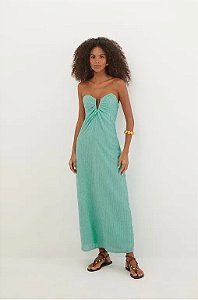 Vestido Vix Verde Claro Modelo Zhen