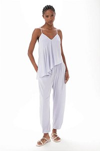 Conjunto Cris Barros Calça e Blusa Lilás