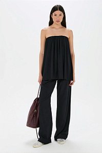 Calça Cris Barros Preta Modelo Michigan