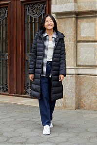 Casaco Uniqlo Azul Marinho Ultra Ligth Down