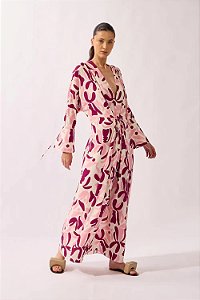 Vestido Longo Adriana Degreas Estampado