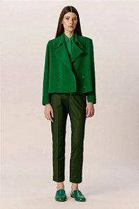 Blazer Andrea Marques Verde Bandeira Curto