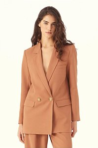 Blazer Cris Barros Bege Modelo Adagio