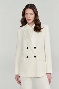 Blazer NV Offwhite Modelo Paola