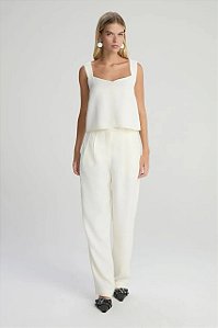 Conjunto NV Calça + Blusa Offwhite