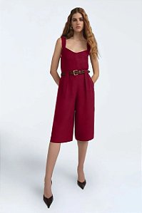 Conjunto NV Bermuda + Blusa Vermelha Scotch