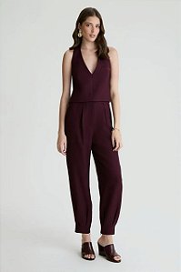 Conjunto NV Calça + Blusa Roxa Modelo Colete Paola