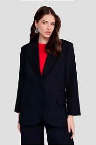 Blazer NV Azul Navy Modelo Mariana