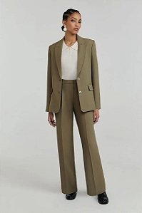 Conjunto NV Calça + Blazer Verde Moss
