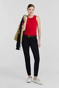 Calça NV Azul Marinho Modelo Capri Lena
