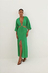 Vestido Vix Verde Meadow Modelo Allie