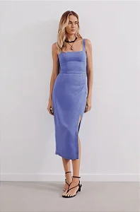 Conjunto Vix Saia + Top Lilás
