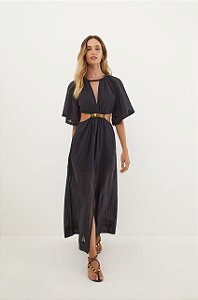 Vestido Vix Preto Modelo Sallisa