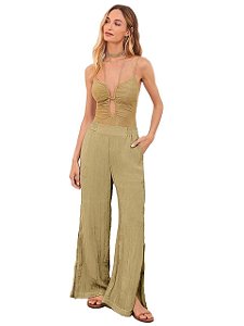 Calça Vix Dourada Modelo Solid Sky