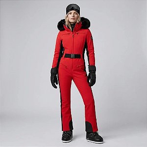 Macacão Bhava Vermelho Modelo Esqui De Neve