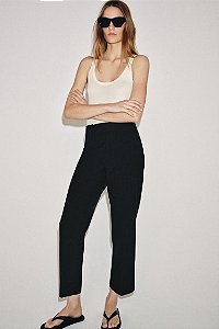 Calça Zara Preta Modelo Cigarrete