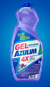 Limpador Gel Azulim 2kg Lavanda