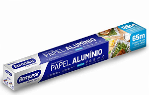 Papel Alumínio 45cm x 65m Bompack