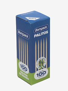 Palitos de Bambu Bompack 1,8mm 100UN