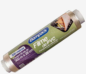 Filme PVC Bompack 28cm x 300m UN