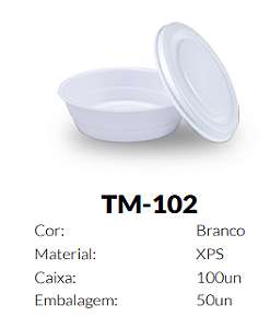 MARMITEX TOTALPLAST EPS C/TP TM-102 FD187X52 100UN 750ML