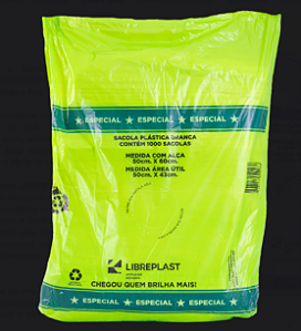 SACOLA PLASTICA BIO 50X60 ESPECIAL C/1000