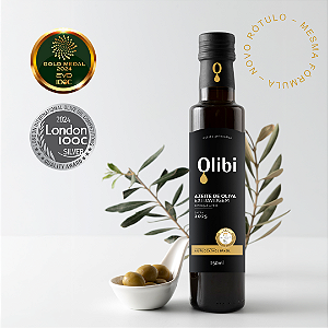 Olibi Safra 2025 - Azeite de Oliva Extravirgem Artesanal (250ml)