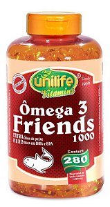 Omega 3 em Capsulas (280) Friends - Unilife