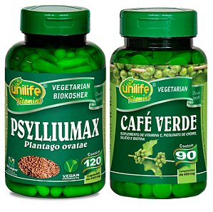 Fórmula Marita: Psyllium + Café Verde em Cápsulas