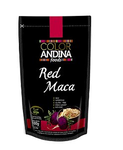 Maca Peruana vermelha em Pó Concentrado - Red Color Andina - 100g