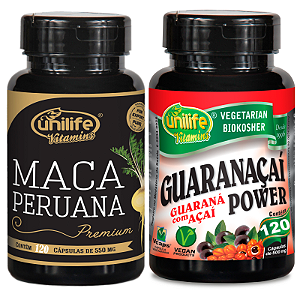 Fórmula TestoMaster (240 caps) Maca Peruana + Guaraná + Açaí