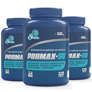 Promax50 Saúde do Homem - 360 caps - 3 Potes