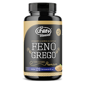 Feno Grego Premium - 120 Cápsulas - Unilife
