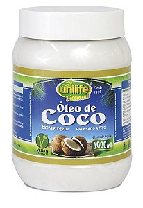 Oleo de Coco Extra Virgem 1 Litro Unilife