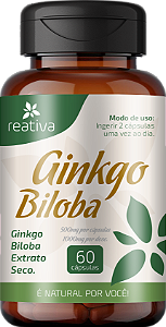 Ginkgo Biloba - 60 Cápsulas - Reativa