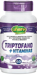 L-Triptofano com Vitaminas - 400mg 60 caps Unilife